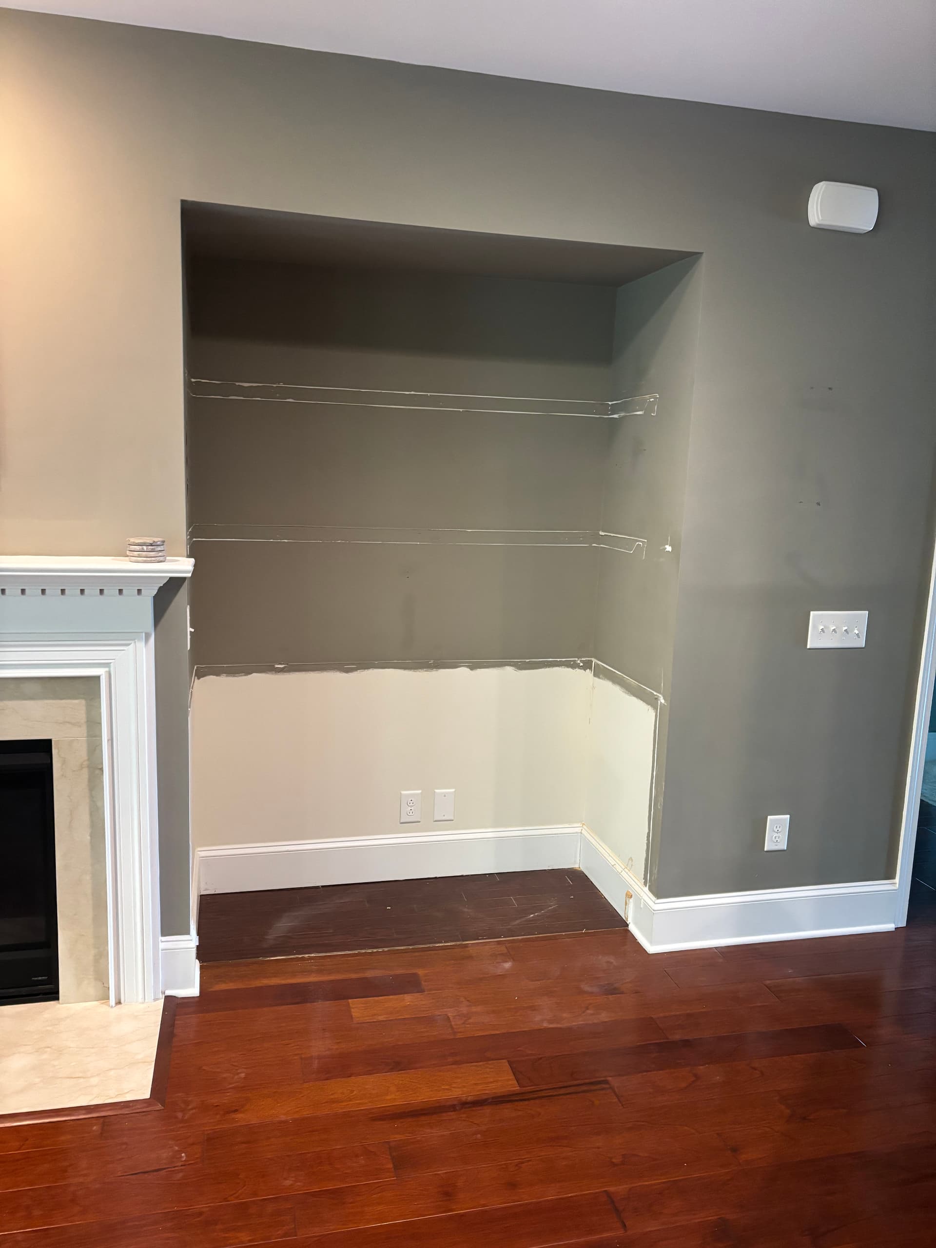 Gallery photos for Custom Built-In Arched Niches That Completely Changed a Living Room: Image #4