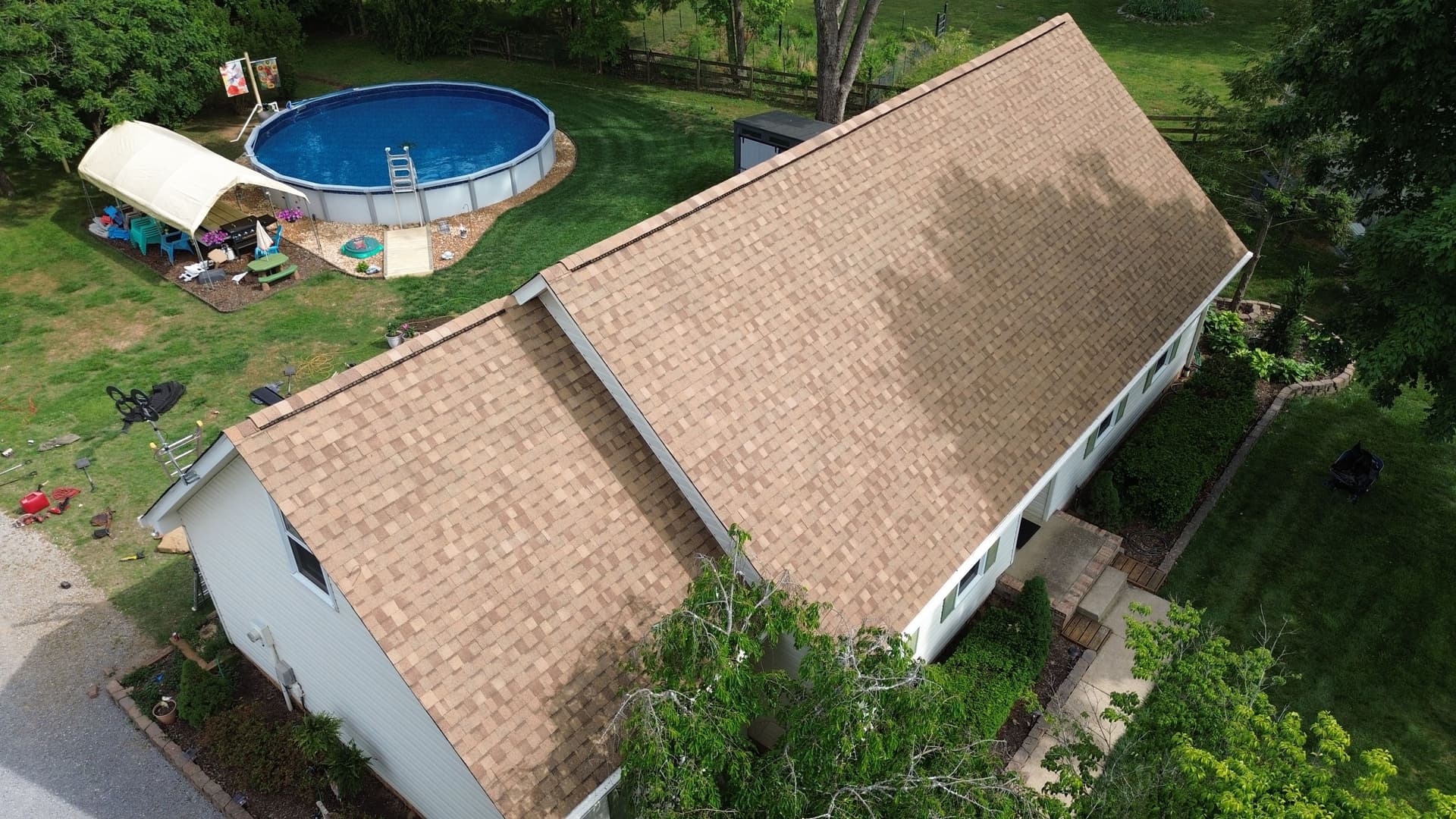 Gallery photos for Storm Damage Reroof in Murfreesboro with Tamko Titan XT: Image #4