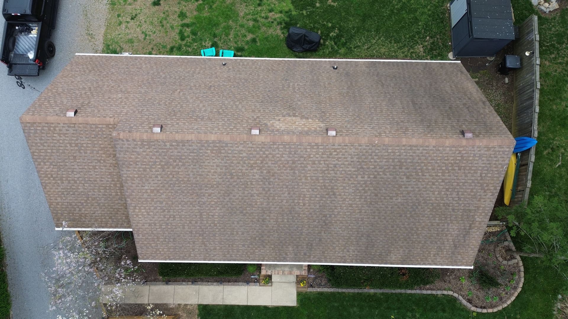 Gallery photos for Storm Damage Reroof in Murfreesboro with Tamko Titan XT: Image #1