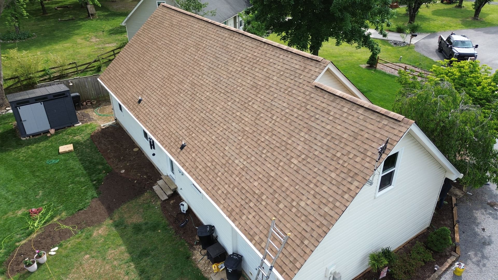 Gallery photos for Storm Damage Reroof in Murfreesboro with Tamko Titan XT: Image #2