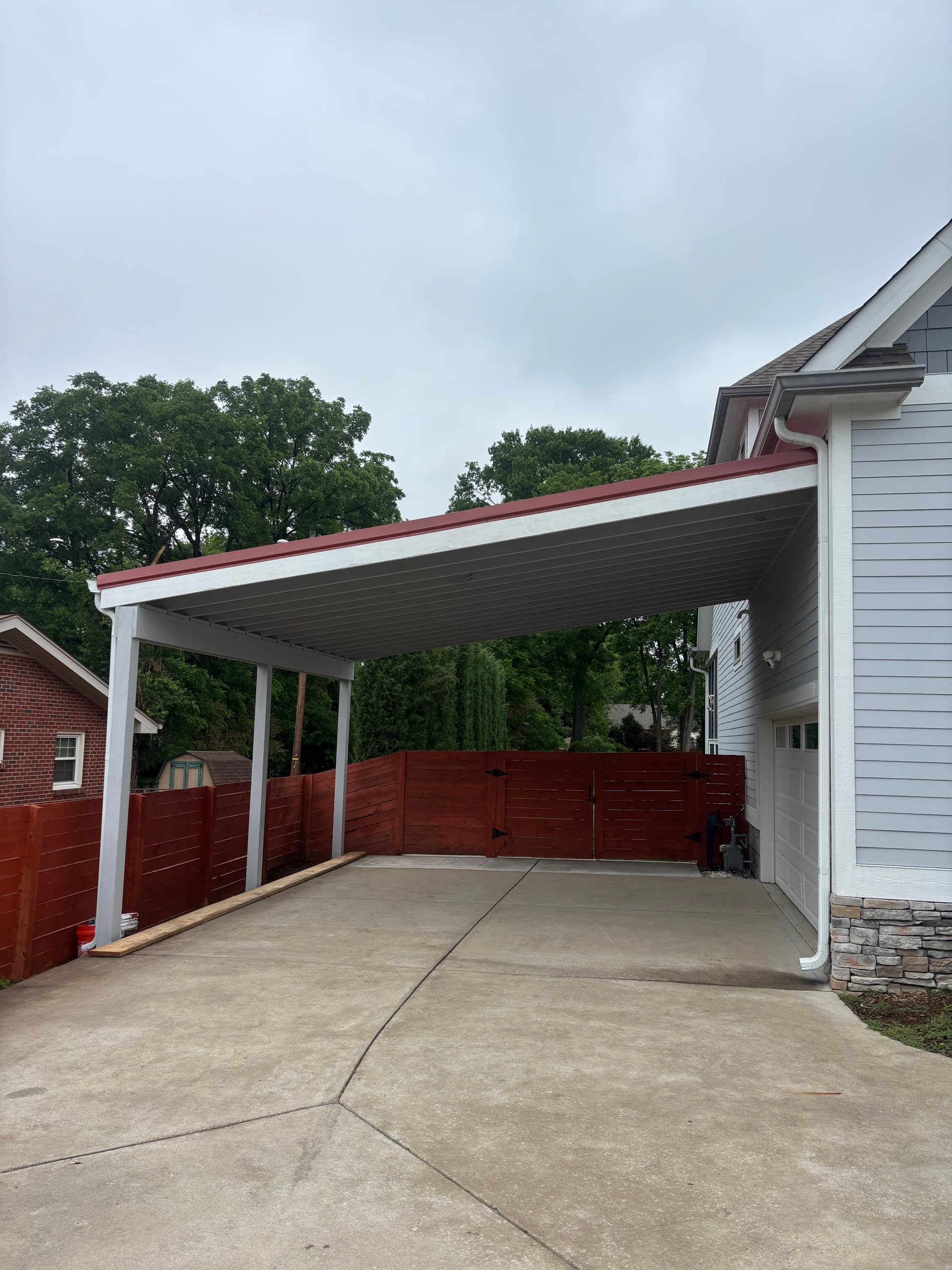 Custom Carport Build Keeping Nashville Vehicles Protected image