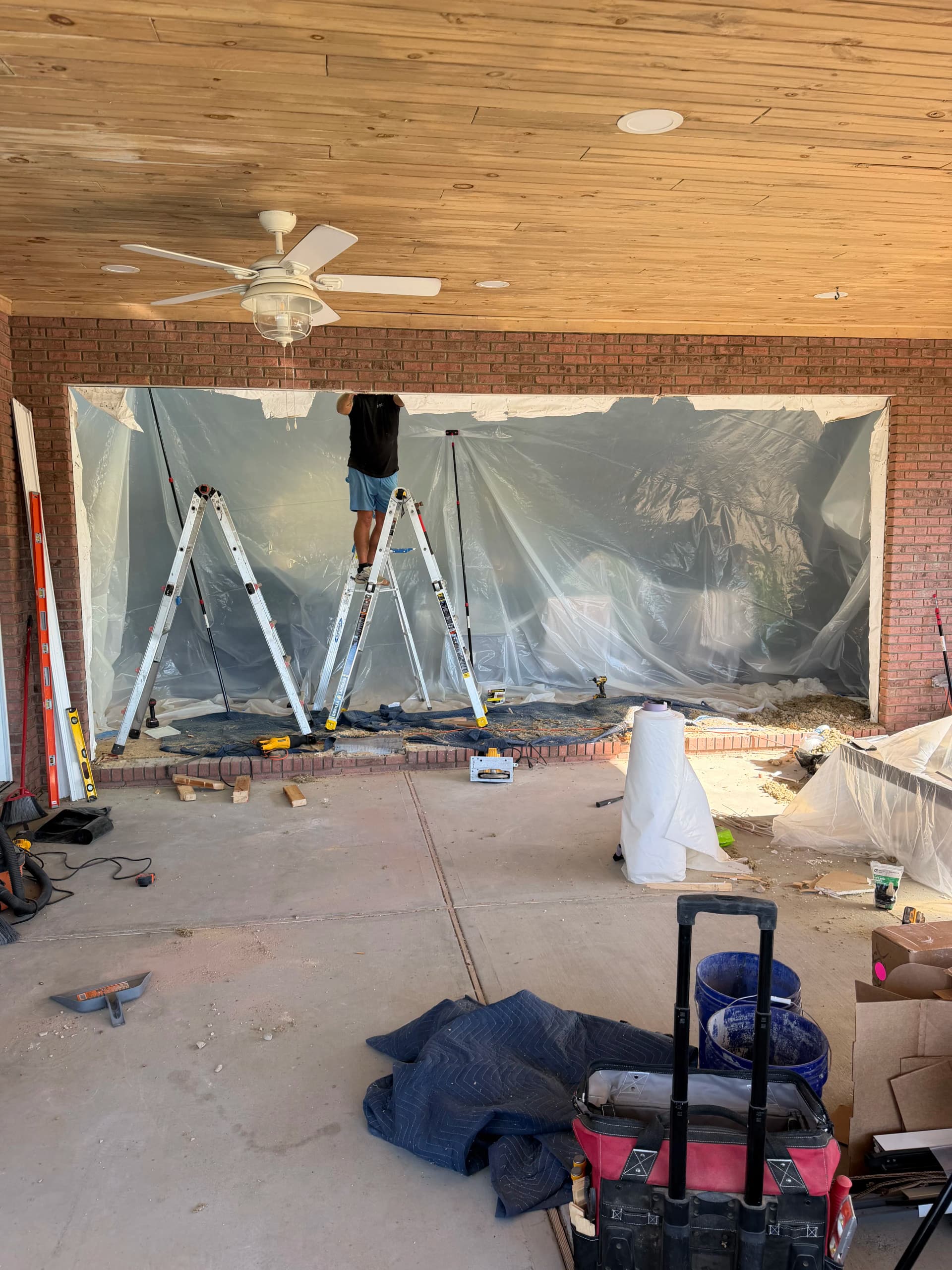 Gallery photos for Gatlinburg Patio Overhaul Nearly Complete - Here's Where We're At: Image #2