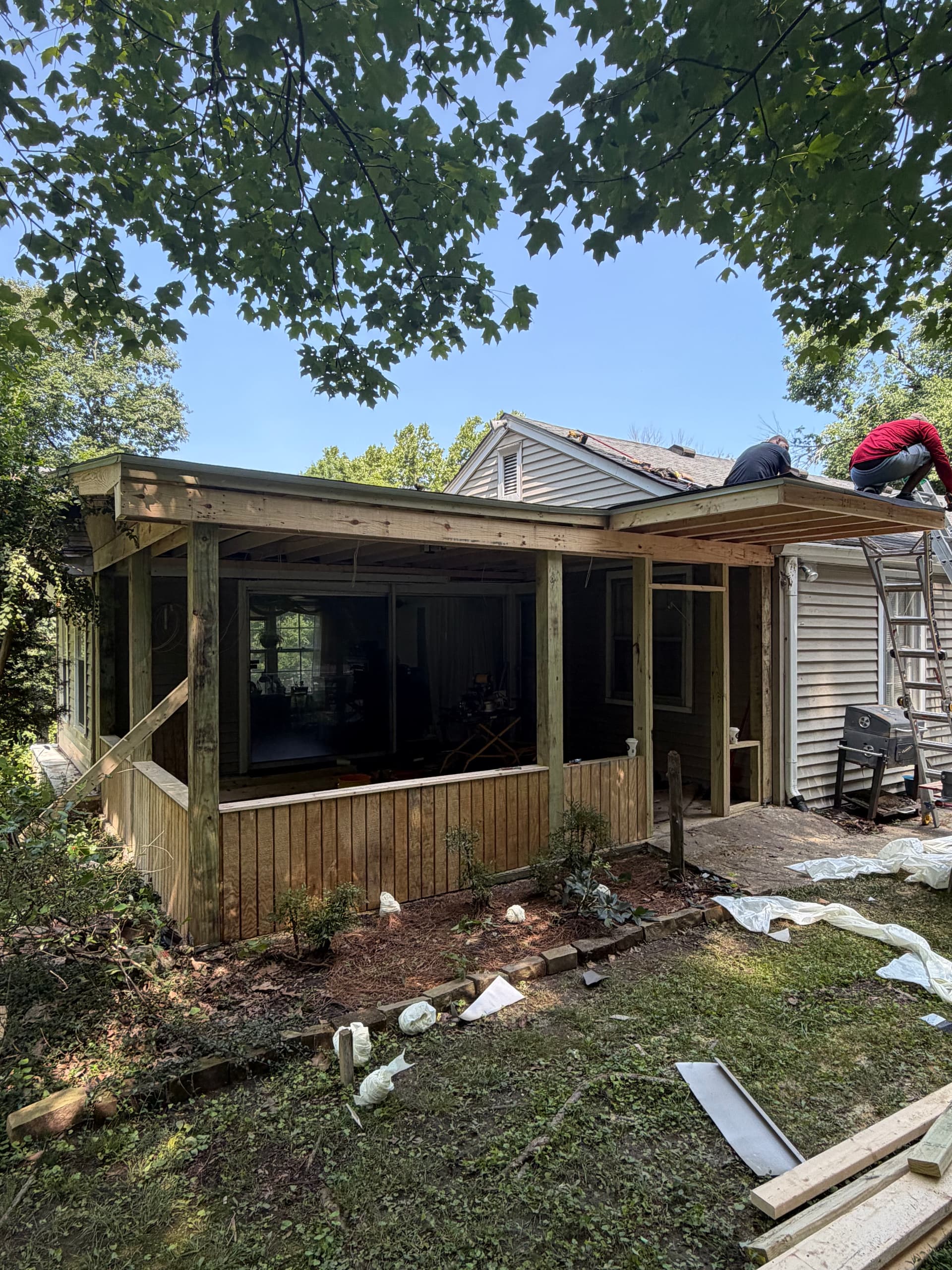 Gallery photos for Bellevue TN Screen Room Demo and Full Rebuild: Image #2